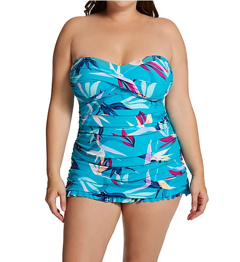 Profile by Gottex Plus Size Paradise Bandeau Swim Dress P2W18