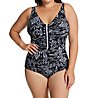 Profile by Gottex Plus Size Peruvian Nights V-Neck One Pc Swimsuit