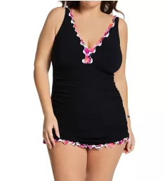 Plus Size Palm Springs One Piece Swim Dress