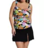 Profile by Gottex Plus Size Rising Sun Underwire Tankini Swim Top RS1W18 - Image 3