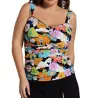 Profile by Gottex Plus Size Rising Sun Underwire Tankini Swim Top RS1W18