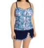 Profile by Gottex Plus Size Snake Charm Tankini Swim Top S1W18 - Image 3