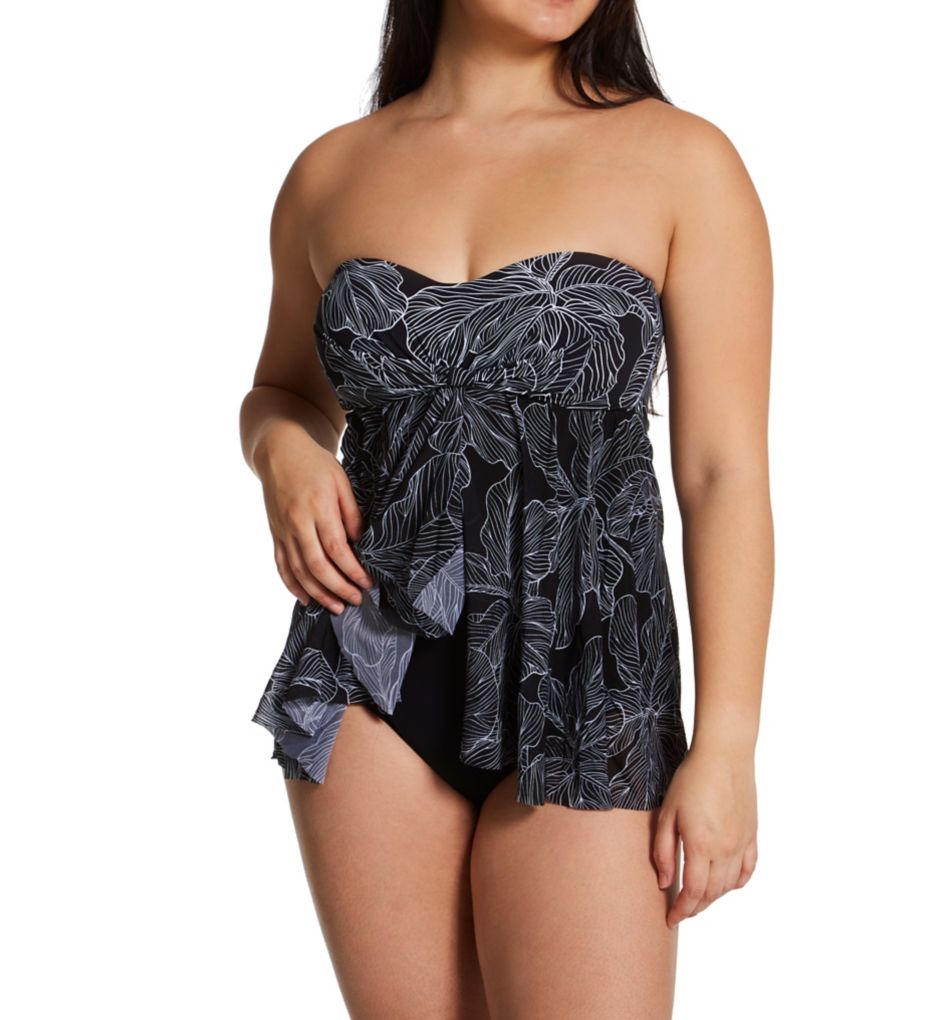 Profile by Gottex Black Swan Underwire Tankini Top & Reviews