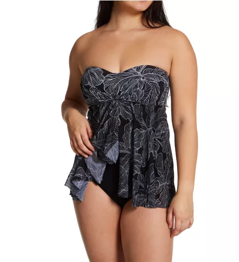 Profile by Gottex Soiree Bandeau Flyaway Swim Dress S2045