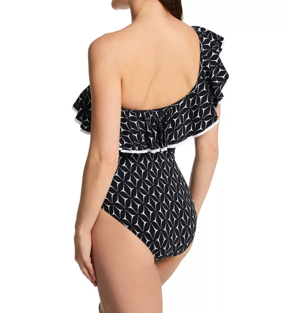 Profile by Gottex Supreme One Shoulder Ruffle One Piece Swimsuit S2061 - Image 2