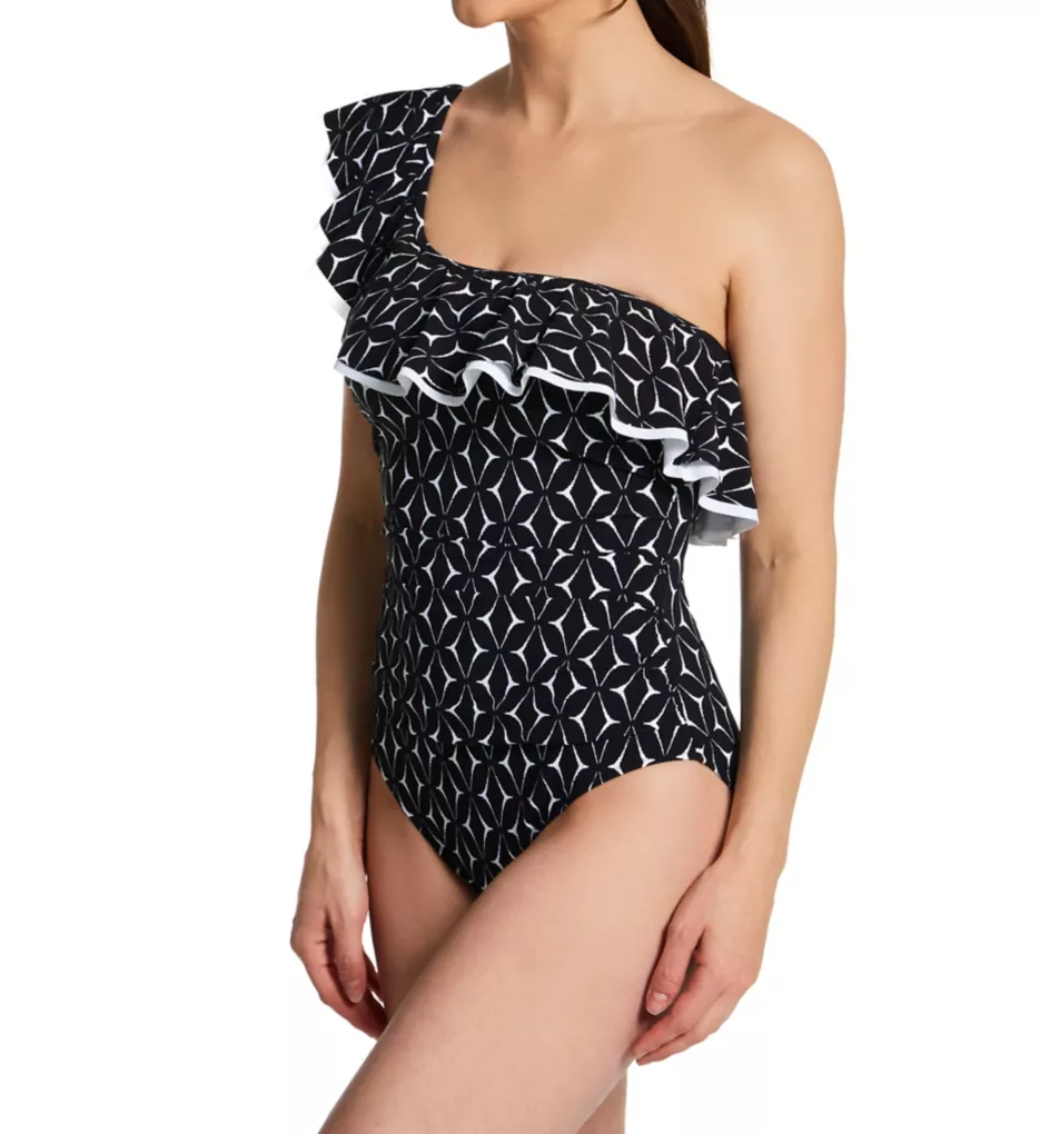 Profile by Gottex Supreme One Shoulder Ruffle One Piece Swimsuit S2061 - Image 1