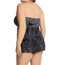 Plus Size Soiree Bandeau Swim Dress