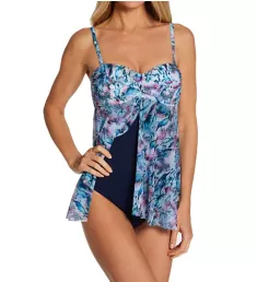 Snake Charm Bandeau One Piece Swim Dress