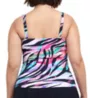 Profile by Gottex Plus Wild Parade D Cup Underwire Tankini Swim Top WP1W18 - Image 2