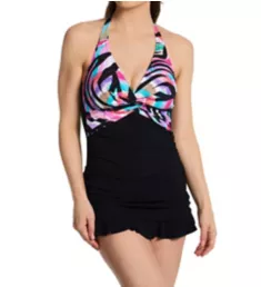 Wild Parade Halter Swim Dress One Piece