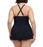 Profile by Gottex Plus Size Wild Parade Halter One Piece Swim Dress WP2W01 - Image 2