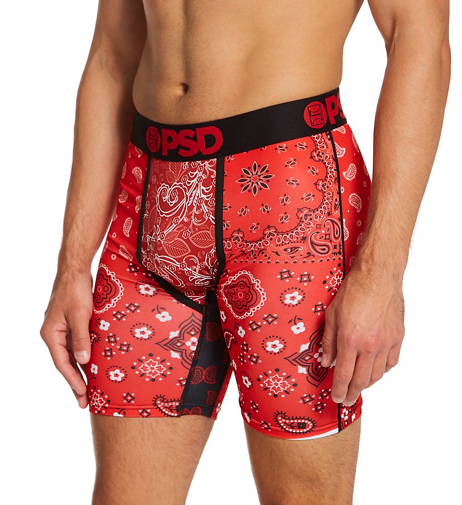 Hype Red Bandana Boxer Brief RedP12 2XL by PSD Underwear