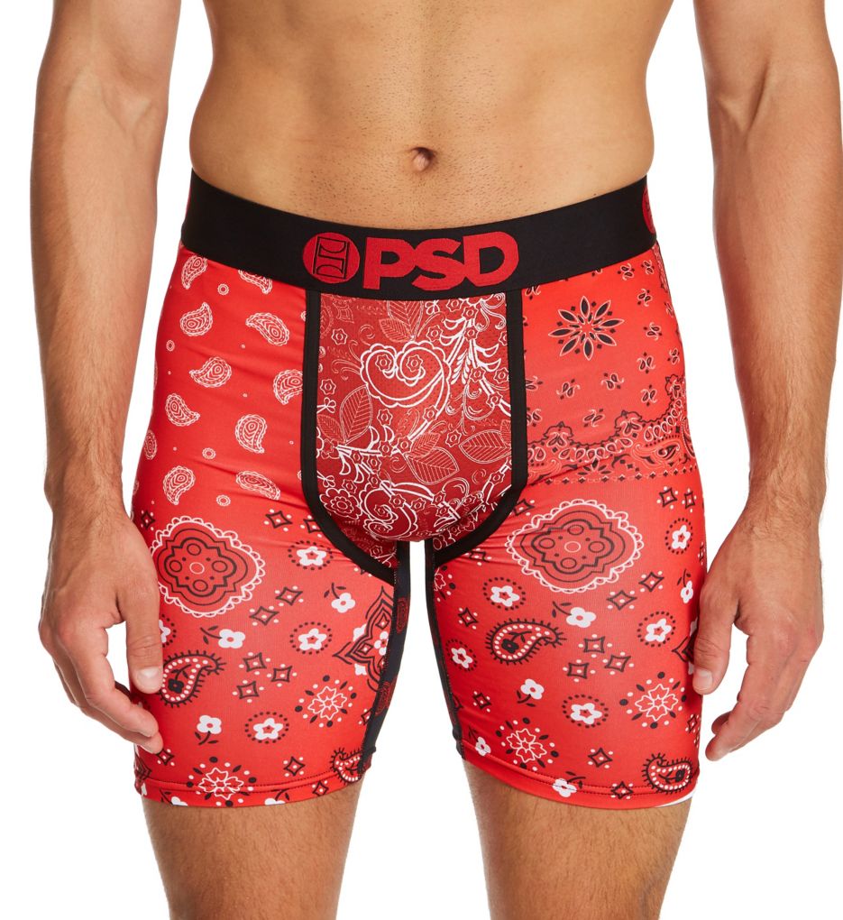 PSD Underwear Boxer Briefs - Hype Red Bandana XL