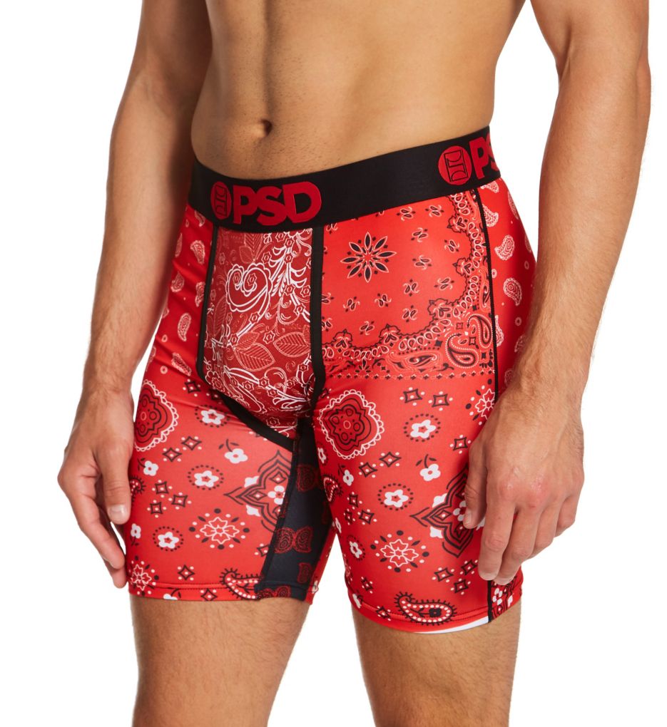 Hype Red Bandana Boxer Brief RedP12 2XL by PSD Underwear