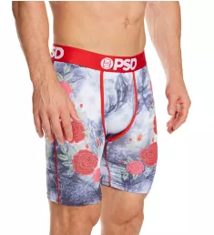 Tie Dye Roses Boxer Brief BlkP29 S