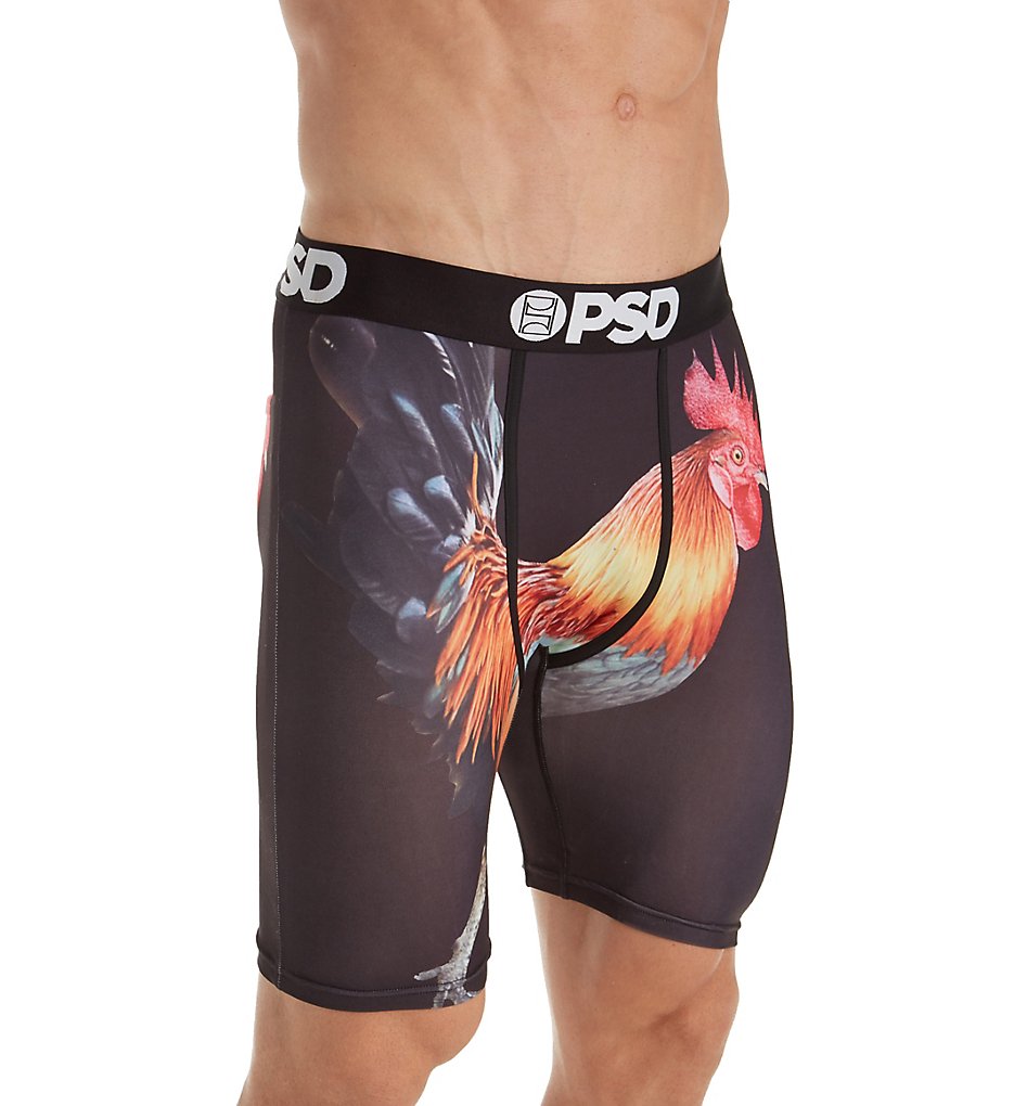 PSD Underwear 21710007 Rooster Boxer Briefs (Black)