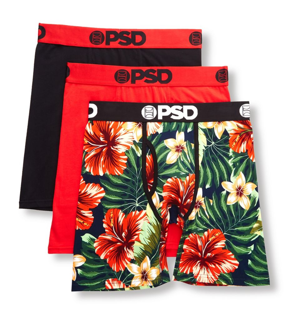 Floral Modal Boxer Briefs - 3 Pack-cs2