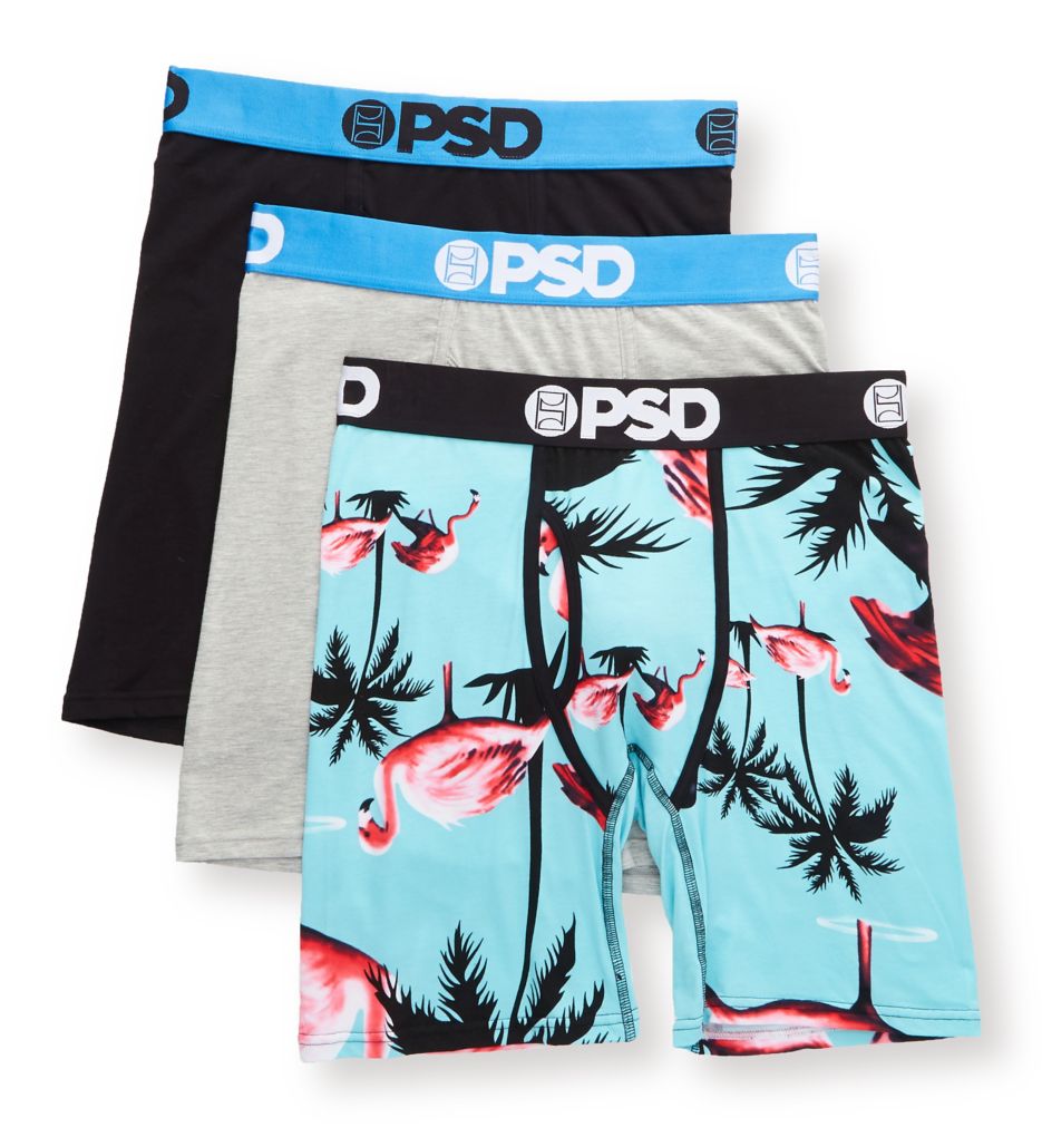 Flamingo Modal Boxer Briefs - 3 Pack by PSD Underwear