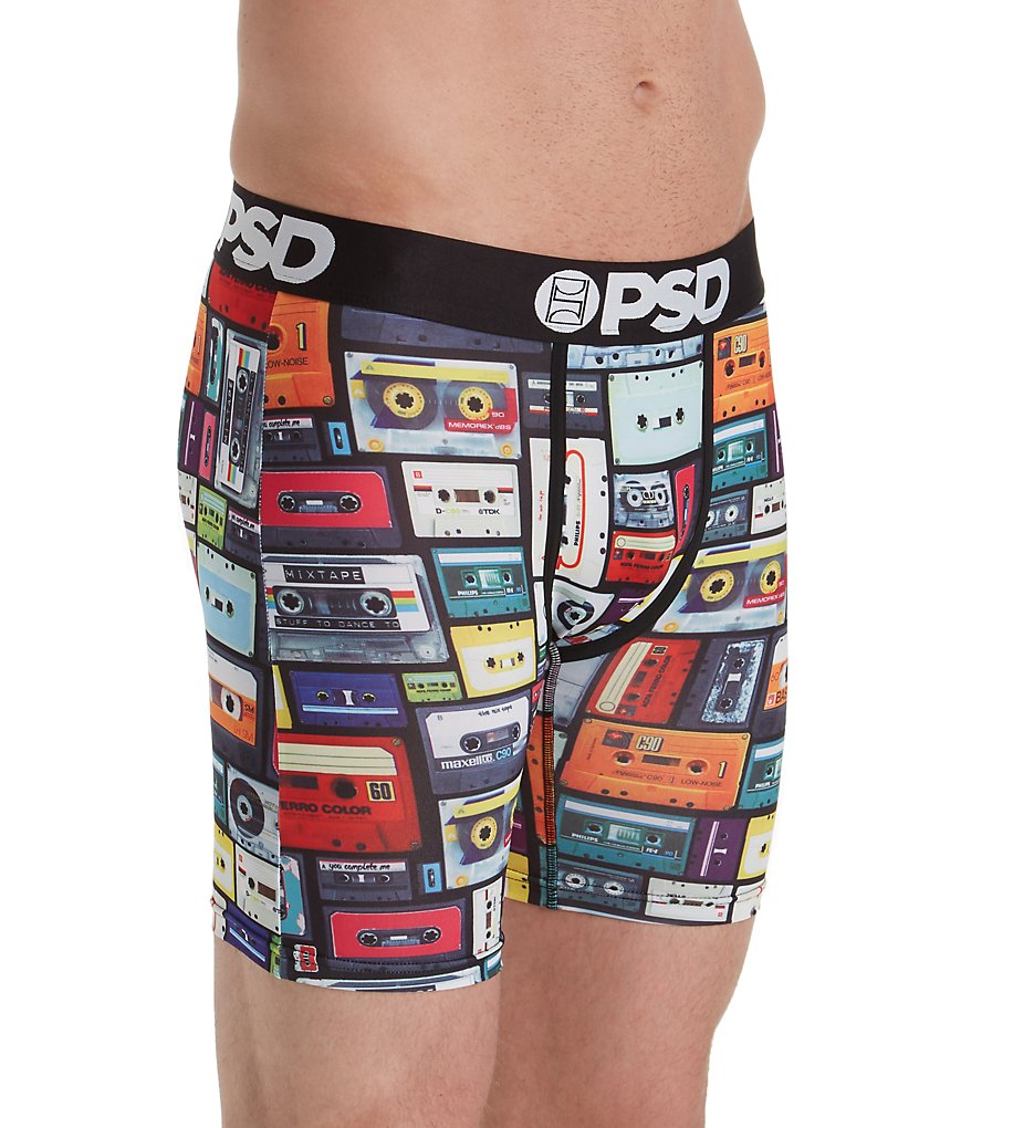 PSD Underwear 81421002 Mixed Tape Kyrie Irving Boxer Briefs (Red)