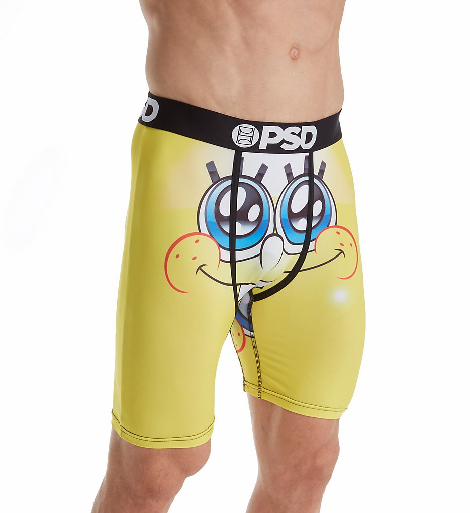 PSD Underwear 91171008 Spongebob Squarepants Boxer Briefs (Yellow)
