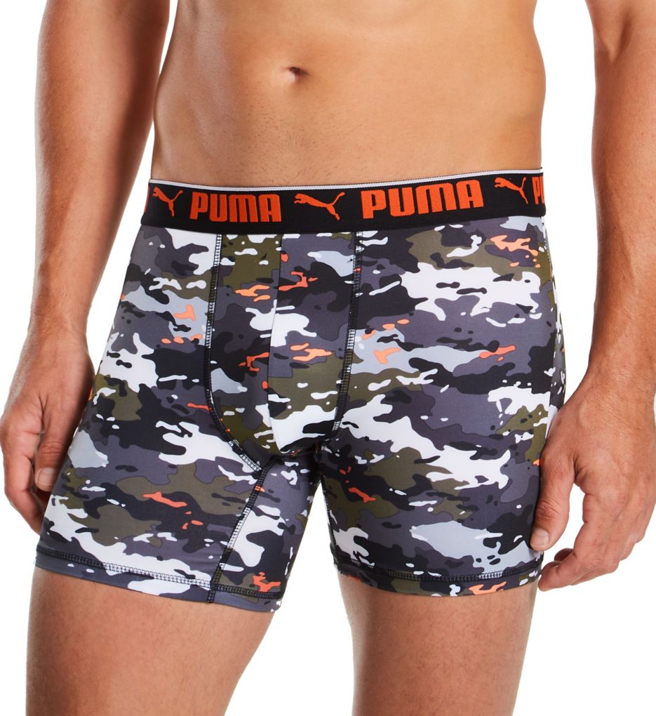 Sportstyle Boxer Brief Natural Camo Print - 2 Pack by Puma