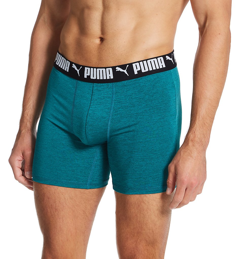 Heathered Athletic Fit Boxer Brief - 3 Pack by Puma