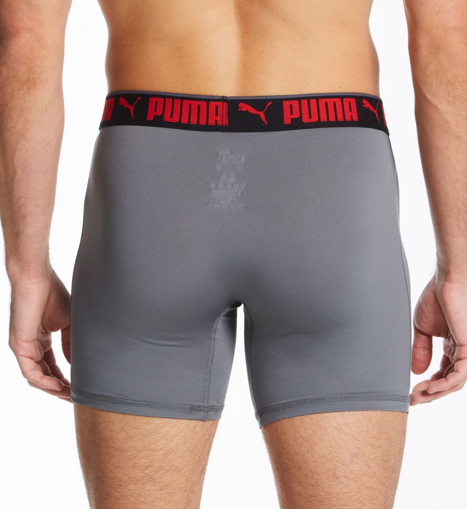 PUMA Sport Men's Microfiber Long Boxers 2 Pack