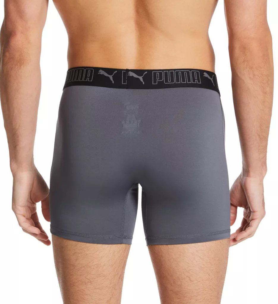 Training Fit Boxer Brief - 3 Pack Grey/Coral/Black S
