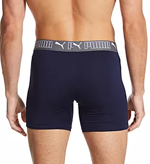 Training Fit Boxer Brief - 3 Pack Grey/Porcelain/Navy S