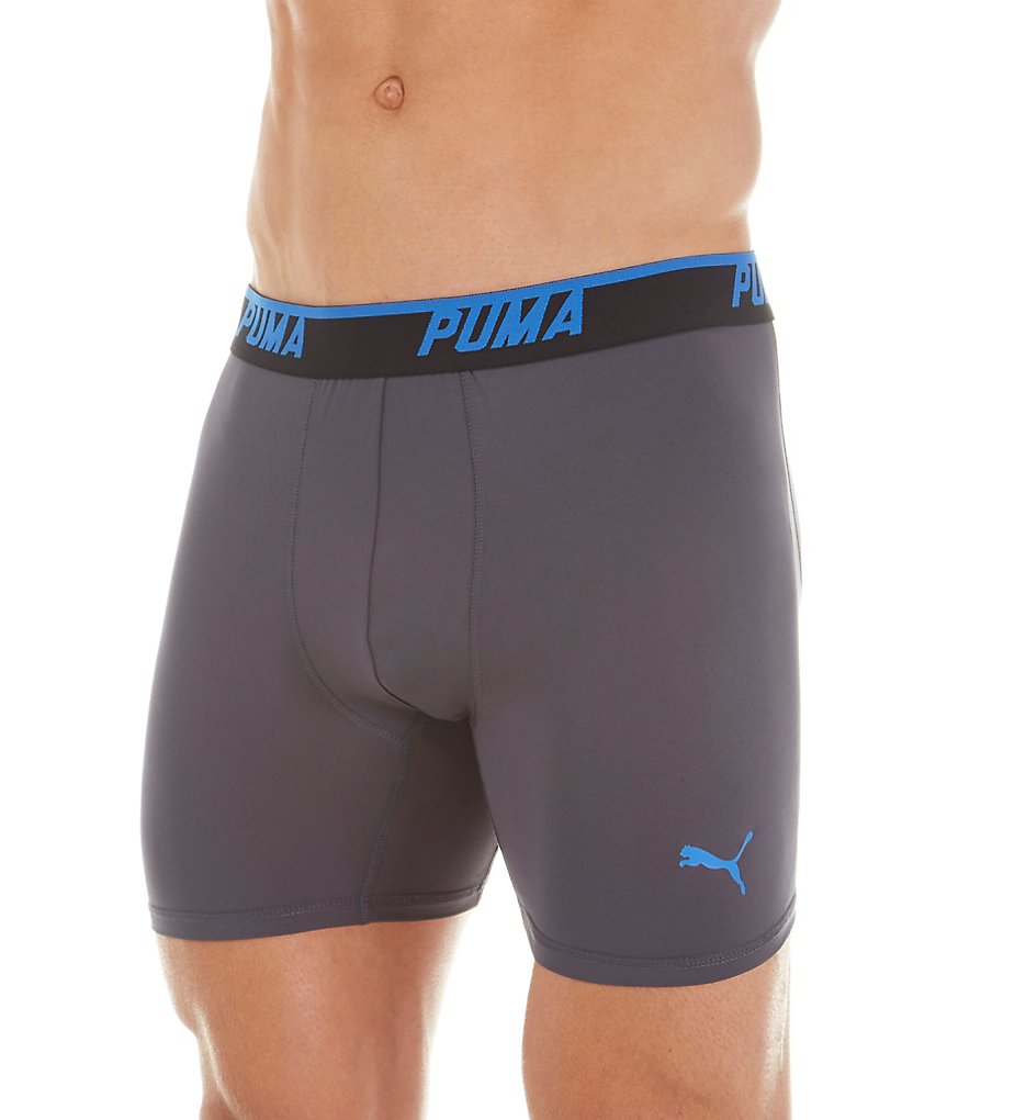 Puma 1611545 Men's Core Performance Boxer Briefs (Grey)