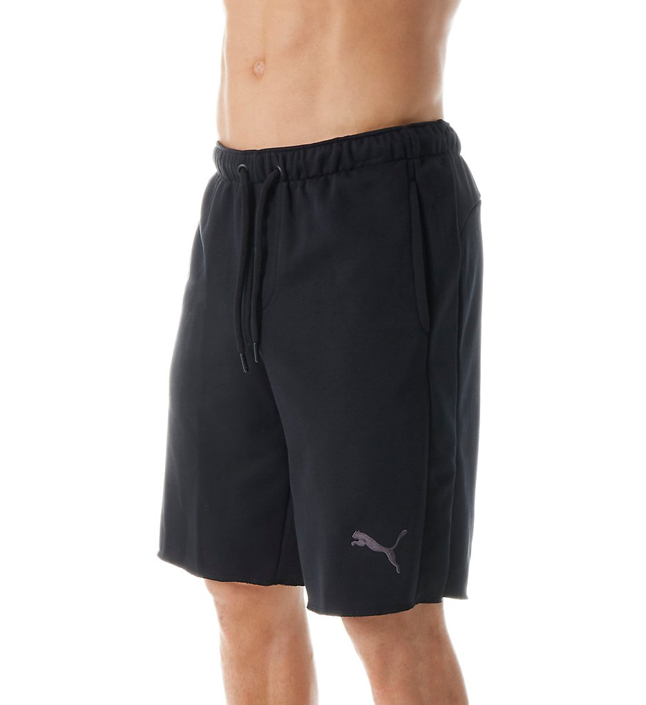 Puma 590146 P48 French Terry Lounge 10 Inch Short (Cotton Black)