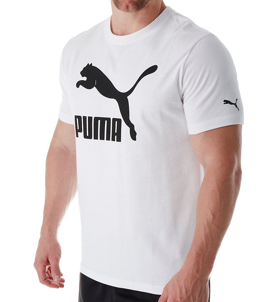 Puma 836990 Sportstyle Archive Life Performance T-Shirt (White/Black)