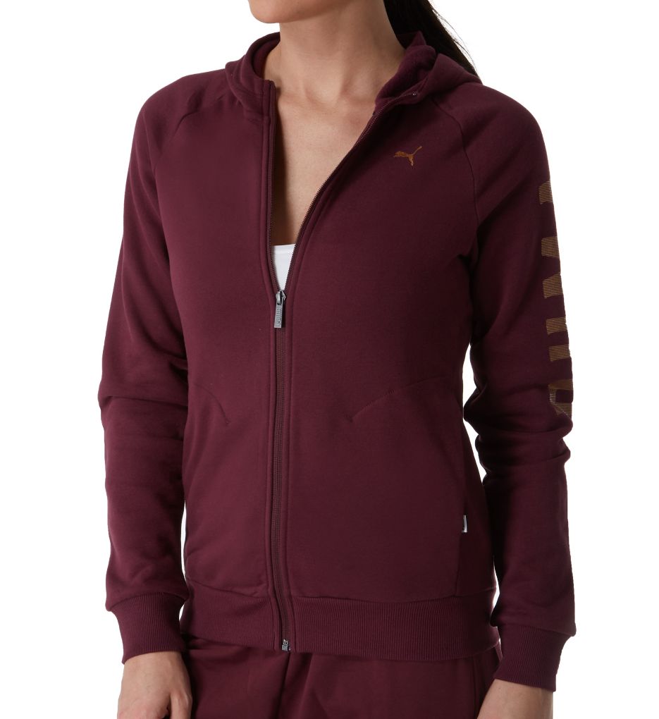 Athletic Full Zip Fleece Hoodie