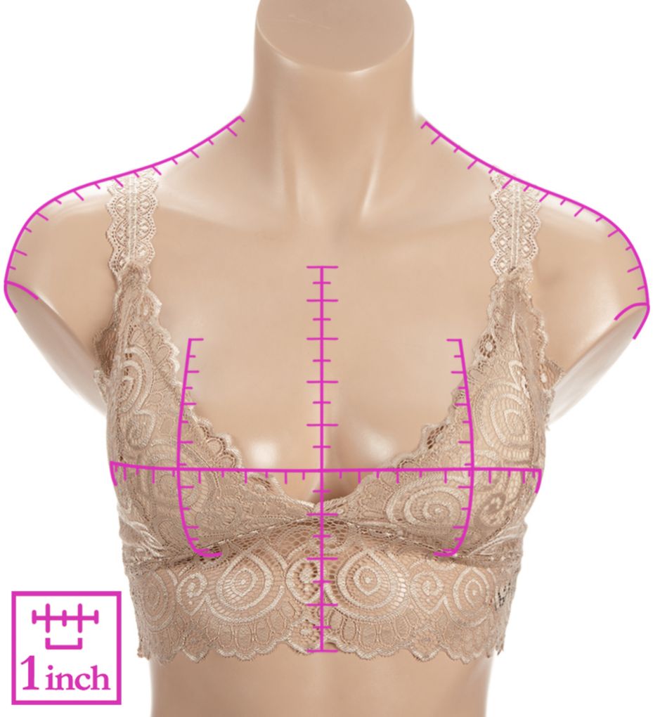 Lace Bralette with Removable Padding-ns7
