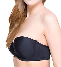 Seamless Molded Cup 5 Way Convertible Bra Black 42DD