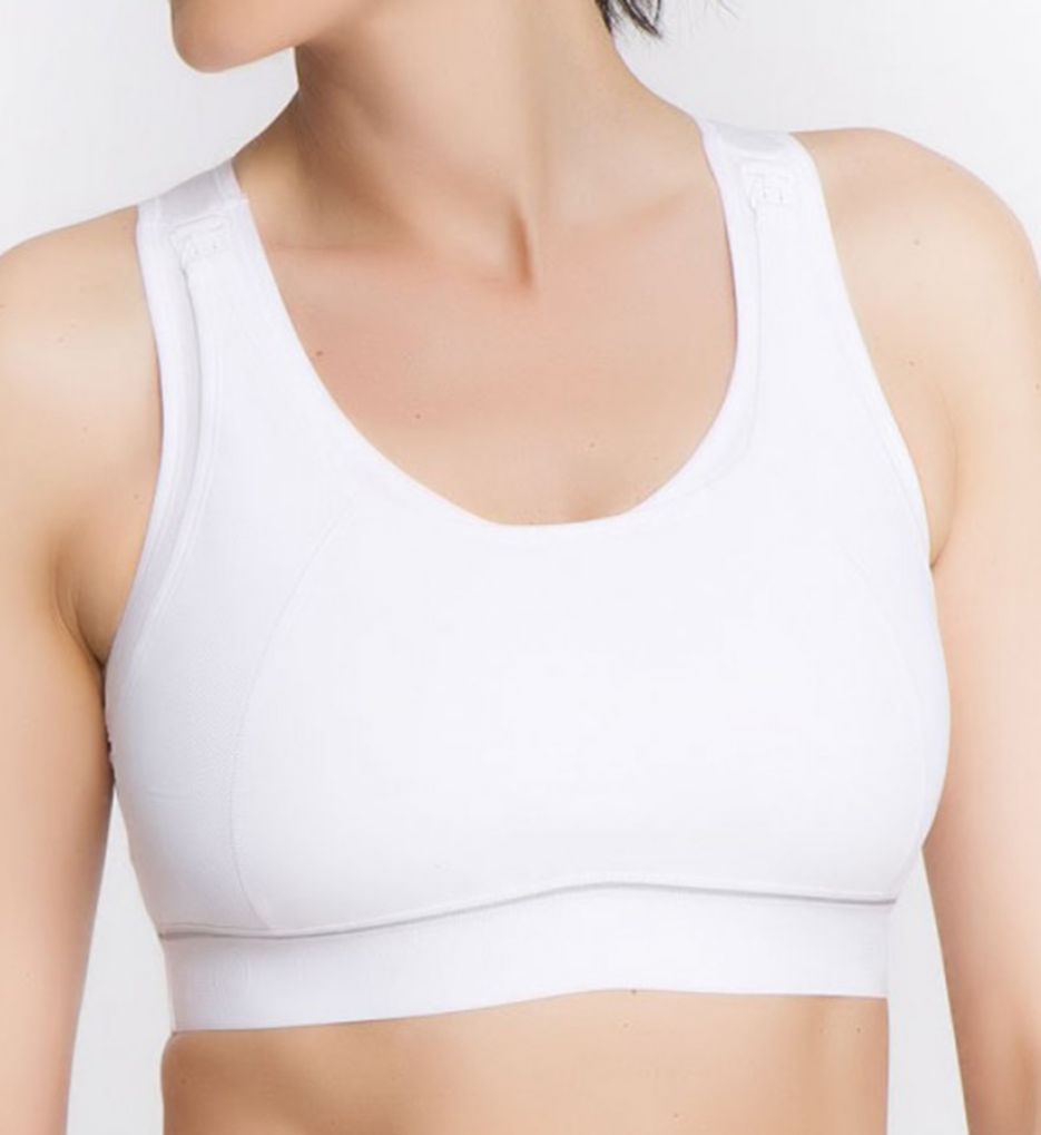 La Leche High Impact Wire Free Nursing Sports Bra-gs