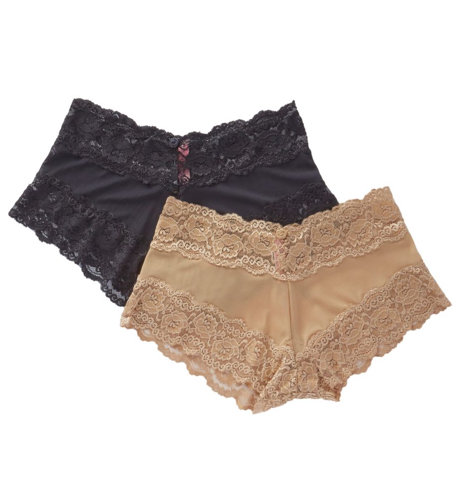 All Over Lace Boyshort Panty - 2 Pack-cs2