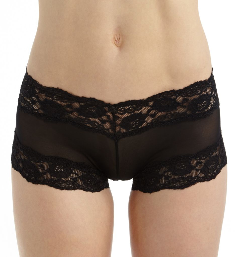 All Over Lace Boyshort Panty - 2 Pack-fs