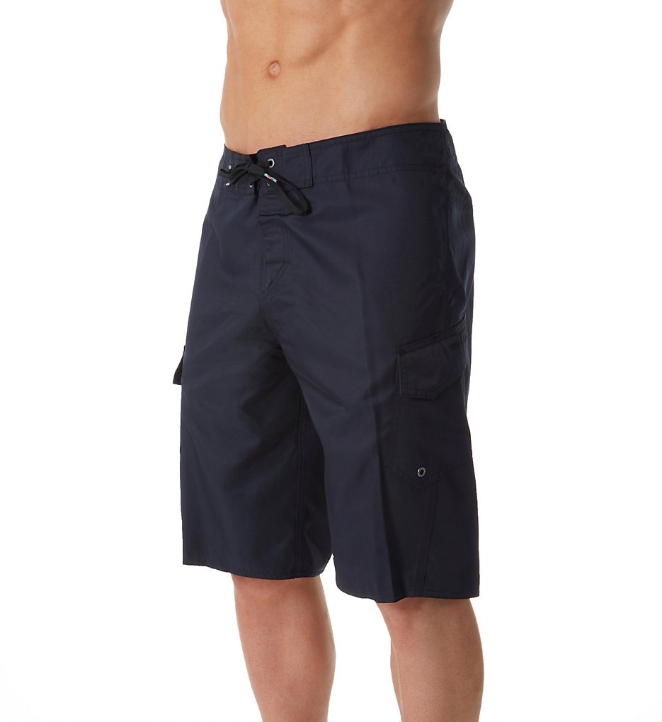 Quiksilver EQYBS3487 Manic 22 Inch Cargo Board Short (Black)