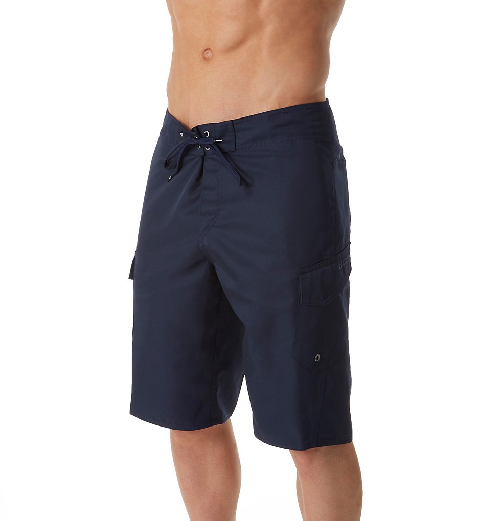 Quiksilver EQYBS3487 Manic 22 Inch Cargo Board Short (Navy Blazer)