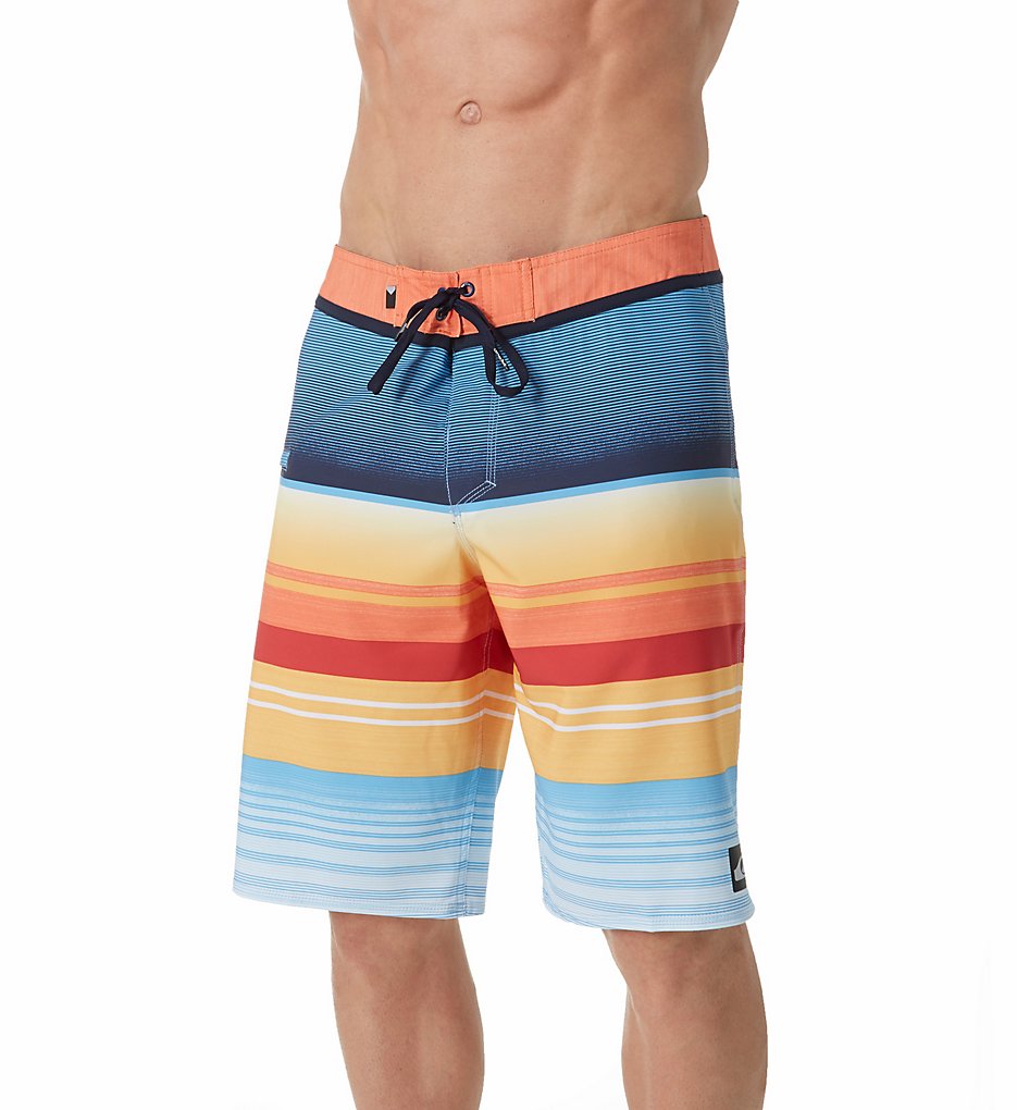Quiksilver EQYBS3575 Everyday Stripe Vee 21 Inch Board Short (Nasturticm)