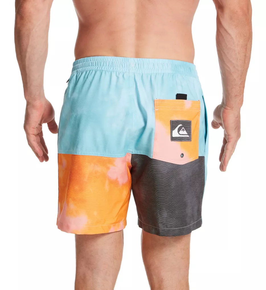 Acid Wash 17 Inch Volley Swim Short ArBlu L