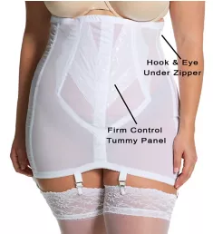 Plus High Waist Open Bottom Girdle with Zipper