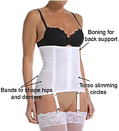 Shapette Waist Cincher with Removable Garters