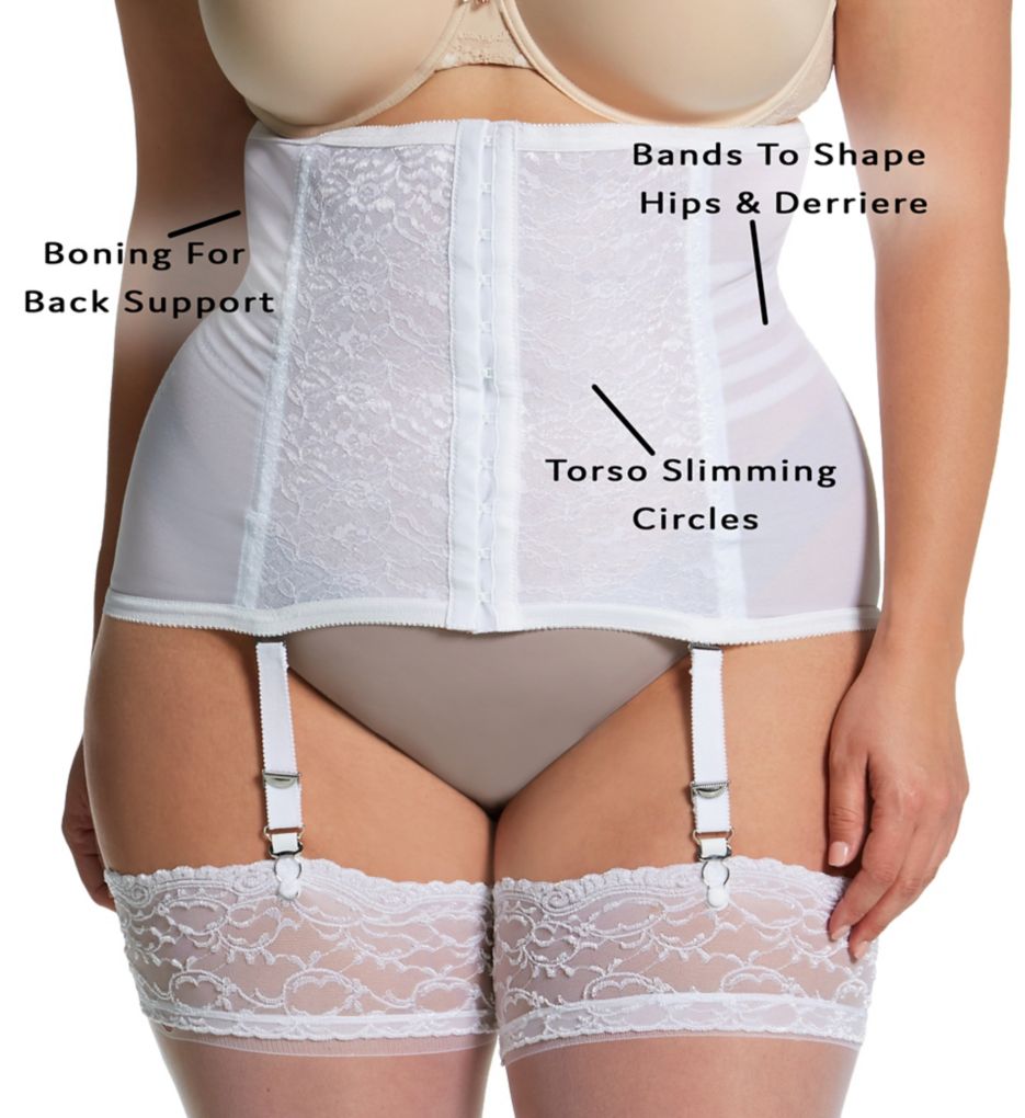 Waist cincher with online garters