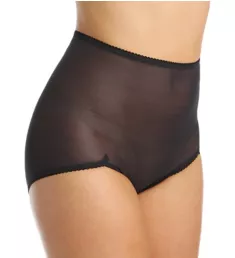 Power Lites Sheer Shaping V Leg Brief Panty Black S