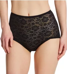 Lacette V Leg Brief Panty Black S/26