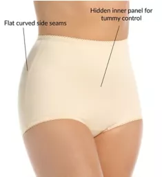 Light Shaping Control Brief Panty Mocha 2X