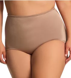 Plus Light Shaping Control Brief Panty Mocha 3X