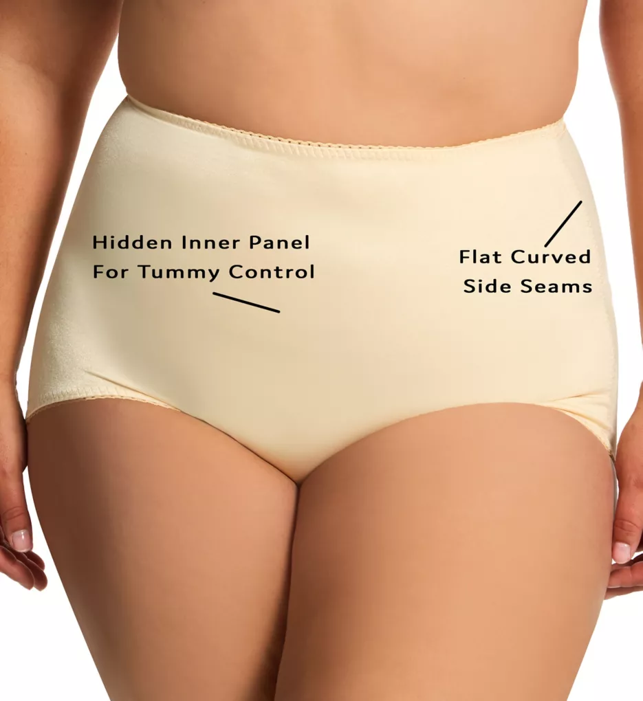 Plus Light Shaping Control Brief Panty Mocha 3X